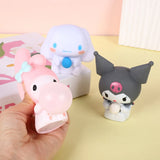 Sanrio Kawaii Cinnamoroll Kuromi Stress Relief Squishy Bubble Anime Stress Relief Dolls Children's Hand Pinch Toys Healing Gifts