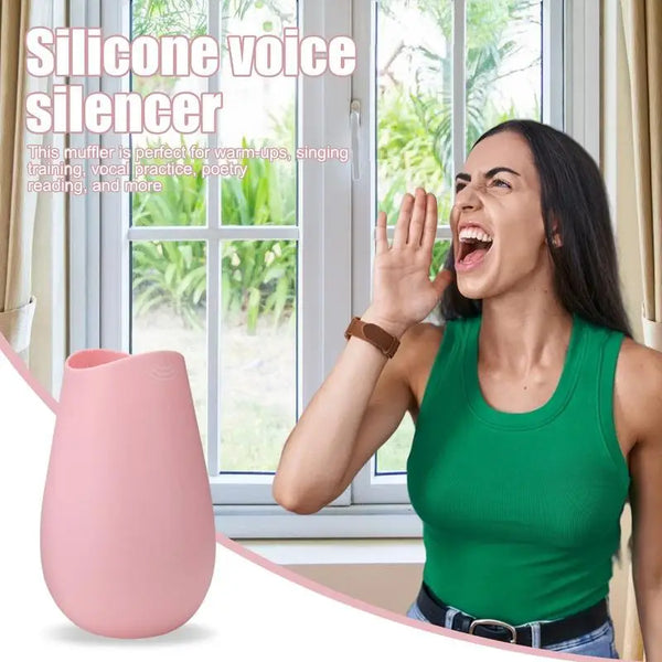 Voice Silencer Stress Relief Scream Jar Portable Soundproof Voice Dampener For Singers Stress Relief For Vocal Warm Ups