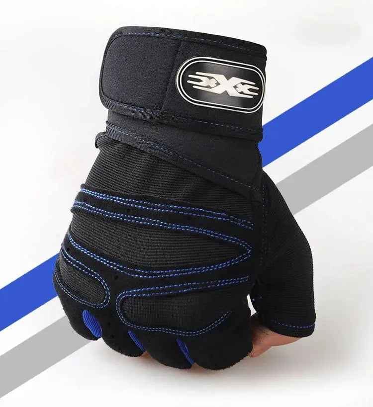 Men's Fitness Gloves Women's Fitness Weightlifting Wristband Gloves Fitness Training Sports Exercise Mountaineering Gloves
