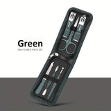 6 Pcs Portable Luxury Manicure Sets Pedicure Kits Nail Clipper Set Personal Care Tools