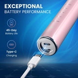 SEJOY Sonic Electric Toothbrush Oral Cleaning Personal Care Appliances IPX7 5 Modes Smart Rechargeable Automatic Toothbrush
