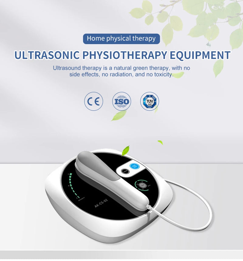 Ultrasonic Therapy Machine For Pain Relief Ultrasound Physiotherapy Massage Device 1MHz Intensity Touch Control Personal Care