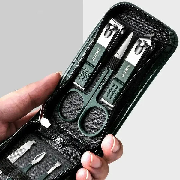 6 Pcs Portable Luxury Manicure Sets Pedicure Kits Nail Clipper Set Personal Care Tools
