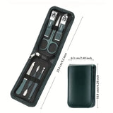 6 Pcs Portable Luxury Manicure Sets Pedicure Kits Nail Clipper Set Personal Care Tools