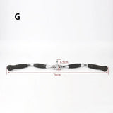 Fitness Solid T-bar, V-Bar Heavy Duty Load Bearing Lat Pull Down Bar,Fine Polishing Sitting Rowing Fitness Equipment Accessories