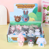 Sanrio Kawaii Cinnamoroll Kuromi Stress Relief Squishy Bubble Anime Stress Relief Dolls Children's Hand Pinch Toys Healing Gifts
