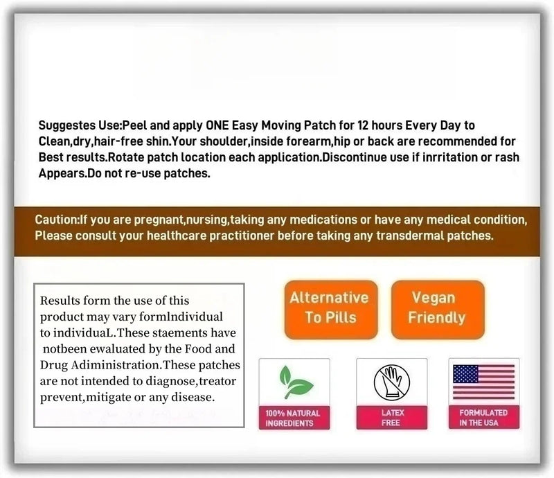 30 Patches Vitamin D3 50000 IU Vitamin D Patches Contains Vitamin D & K Complex Premium
