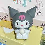 Sanrio Kawaii Cinnamoroll Kuromi Stress Relief Squishy Bubble Anime Stress Relief Dolls Children's Hand Pinch Toys Healing Gifts
