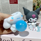 Sanrio Kawaii Cinnamoroll Kuromi Stress Relief Squishy Bubble Anime Stress Relief Dolls Children's Hand Pinch Toys Healing Gifts