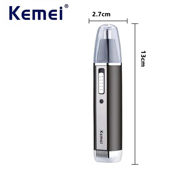 KM-6631 3-in-1 Professional Rechargeable Nose & Ear Hair Trimmer Personal Care Tools for Men