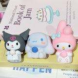 Sanrio Kawaii Cinnamoroll Kuromi Stress Relief Squishy Bubble Anime Stress Relief Dolls Children's Hand Pinch Toys Healing Gifts