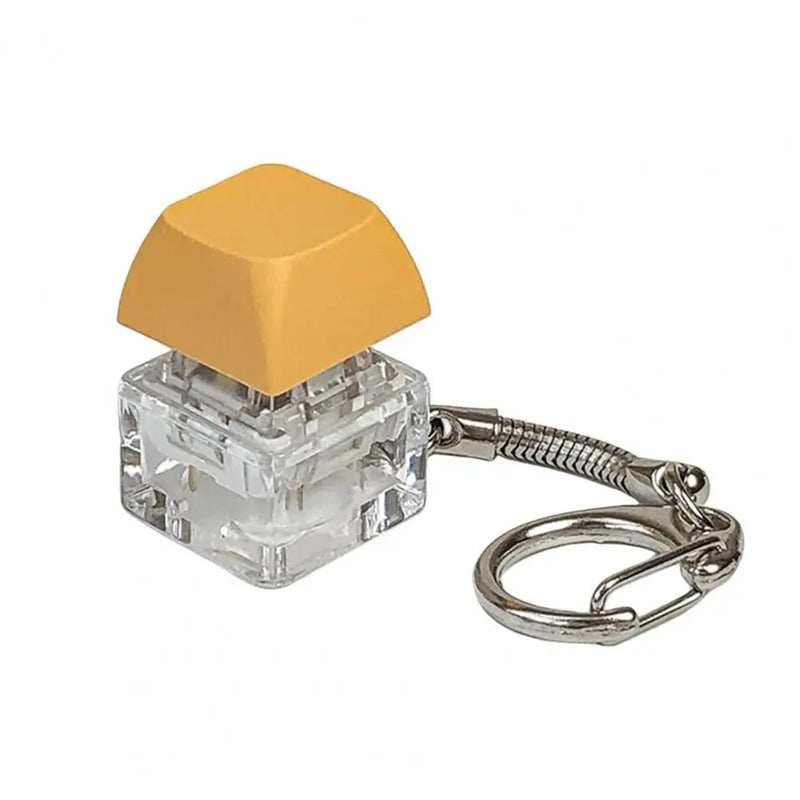 Fidget Toy Keyboard Keychain Stress Relief Toy Adults Kids Finger Press Keyboard Exercise Wrist Stress Relief Toy
