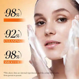 Vitamin C Skincare Set Collagen,hyaluronic Acid,glycerin 5 Fold Vitamin C Skincare Series Moisturizing Serum Face Care Set