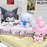 Sanrio Kawaii Cinnamoroll Kuromi Stress Relief Squishy Bubble Anime Stress Relief Dolls Children's Hand Pinch Toys Healing Gifts
