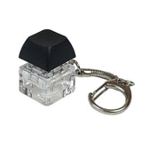 Fidget Toy Keyboard Keychain Stress Relief Toy Adults Kids Finger Press Keyboard Exercise Wrist Stress Relief Toy