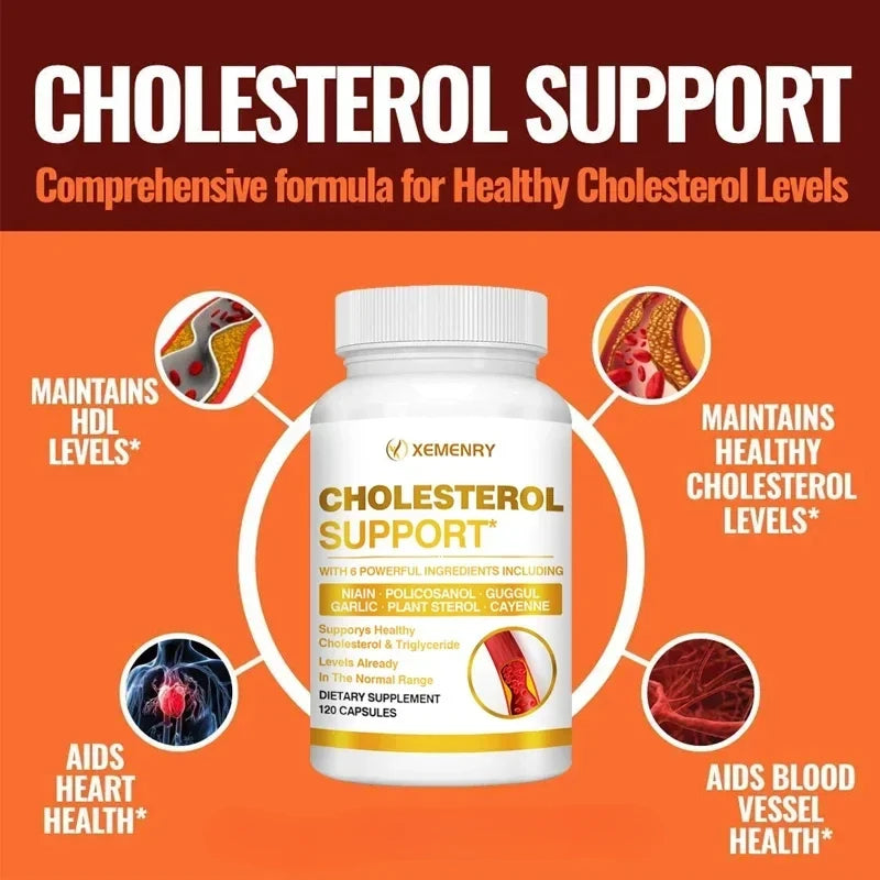 Cholesterol Supplements - Keep Blood Flowing and Promote Cardiovascular Health
